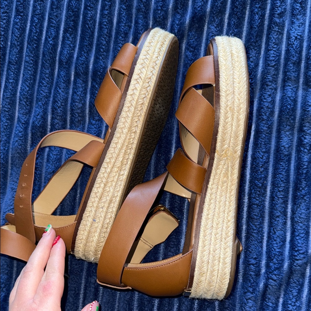Michael Kors Tan Strappy Sandals - Picture 4 of 4
